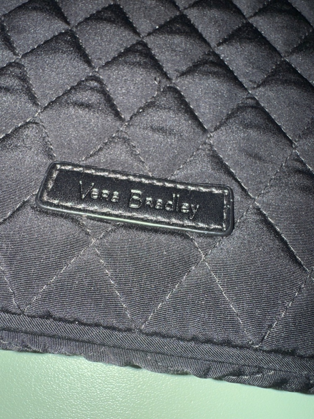 Quilted Vera Bradley Black Laptop Sleeve - Picture 2 of 6